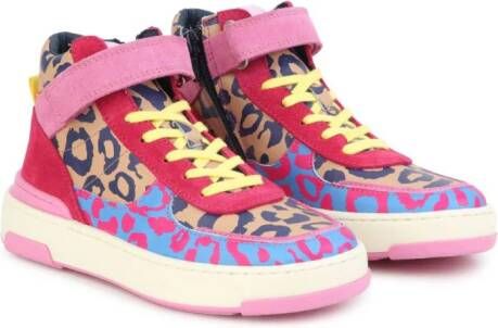 Marc Jacobs Kids Sneakers met logoprint Roze