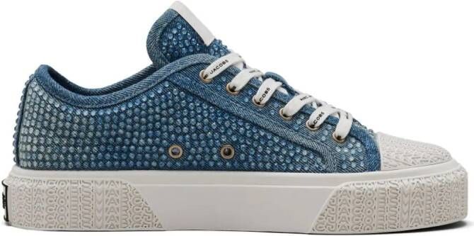 Marc Jacobs The Crystal Denim sneakers Blauw