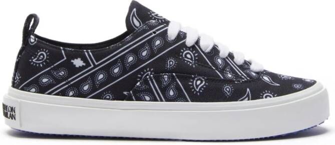 Marcelo Burlon County of Milan Viento sneakers met bandanaprint Zwart