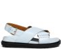 Marni Fussbett sandalen Blauw - Thumbnail 1