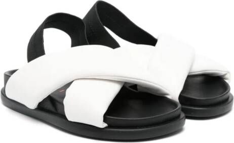 Marni Kids Leren sandalen Wit