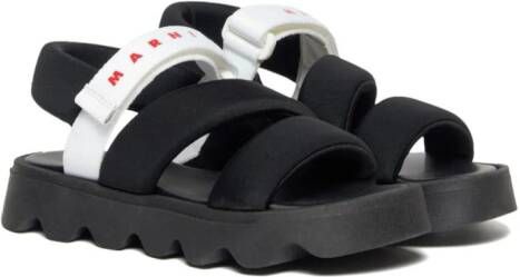 Marni Kids Sandalen met klittenband Zwart