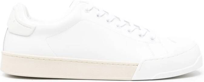 Marni Leren sneakers Wit