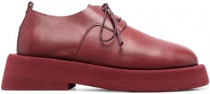 Marsèll Derby schoenen met chunky zool Rood