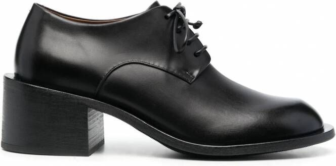 Marsèll Derby schoenen met blokhak Zwart