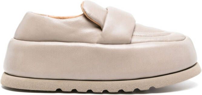 Marsèll Leren loafers Beige