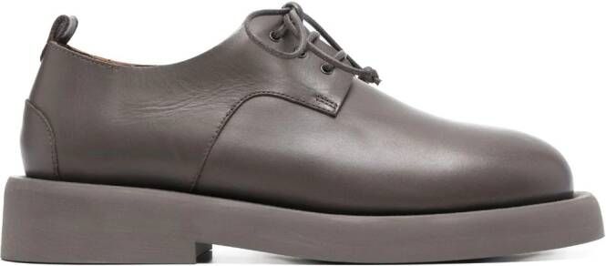 Marsèll Oxford leren veterschoenen Grijs