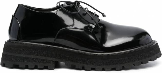 Marsèll Oxford schoenen met plateauzool Zwart