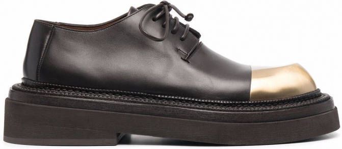 Marsèll Pollicione leren brogues dames rubber leerleer 37 Bruin