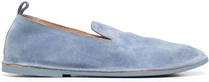 Marsèll Spatolona leren slippers Blauw