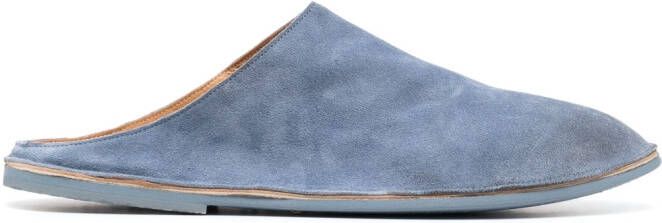 Marsèll Suède slippers Blauw