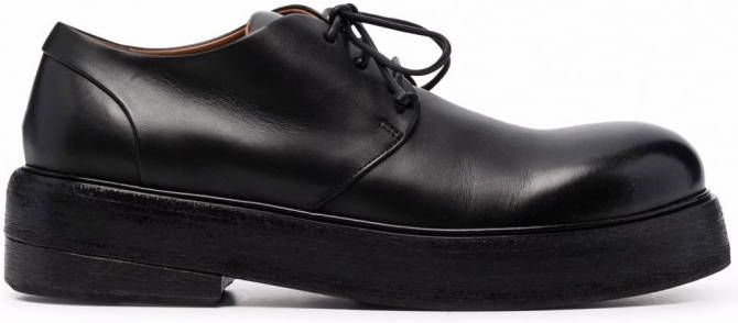 Marsèll Zuccolona derby schoenen dames leerrubber leerleer 39 Zwart