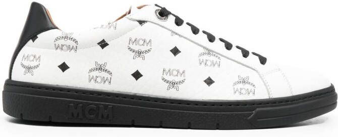 MCM Sneakers Terrain Derby W.Sneakers in wit