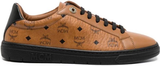 MCM Sneakers Terrain Derby W.Sneakers in cognac