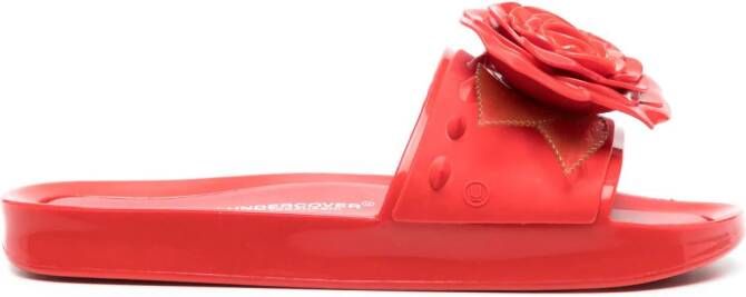 Melissa x Undercover x Undercover Spikes strandslippers Rood