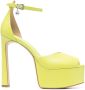 Michael Kors Martina sandalen met plateauzool Groen - Thumbnail 1