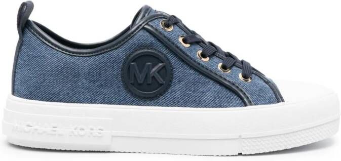 Michael Kors Evy denim sneakers Blauw