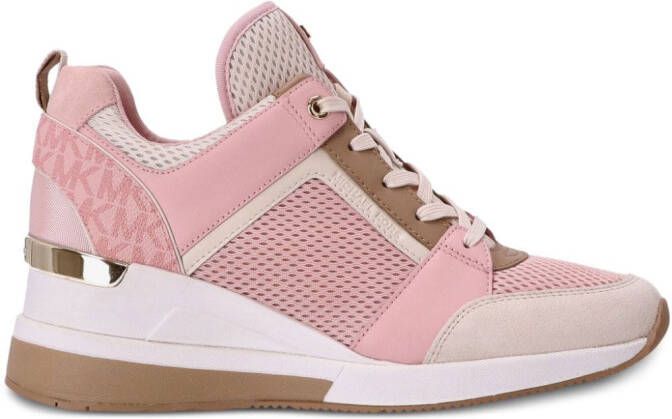 Michael Kors Georgie leren sneakers Roze