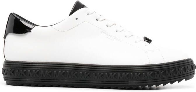 Michael Kors Georgie sneakers met hak Zwart - Foto 10