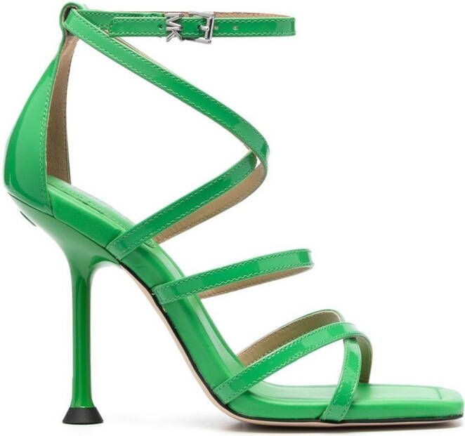 Michael Kors Imani lakleren sandalen Groen