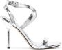 Michael Kors Jax sandalen met slangenleer-effect Grijs - Thumbnail 1