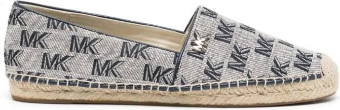 Michael Kors Kendrick espadrilles met logoprint Blauw