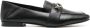 Michael Kors 80 mm leren loafers met logoplakkaat Zwart - Thumbnail 1