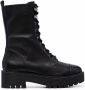 Michael Kors Bryce combat boots met plateauzool Zwart - Thumbnail 1