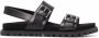 Michael Kors Judd sandalen met dubbele gesp Zwart - Thumbnail 1