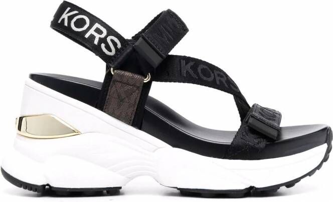 Michael Kors Milles sneakers verfraaid met logo Bruin