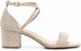 Michael Kors Serena sandalen met open neus Goud - Thumbnail 1