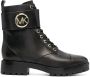 Michael Kors Tatum leren combat boots Zwart - Thumbnail 1