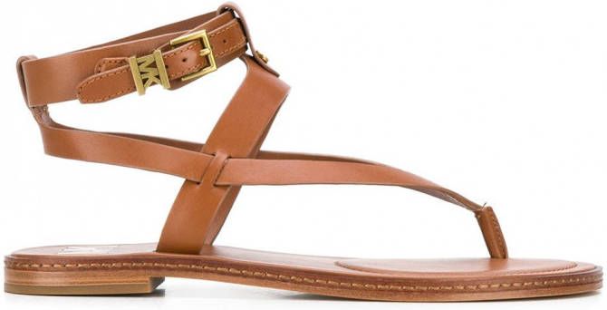 Symptomen royalty de sneeuw Michael Kors Michael Teen sandalen Bruin - Schoenen.nl