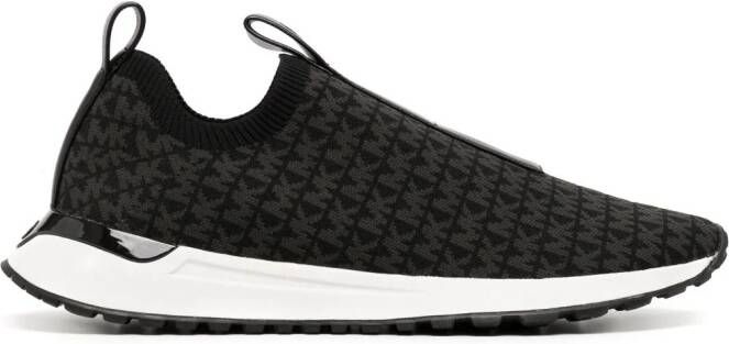 Michael Kors Miles sneakers met logoprint Zwart