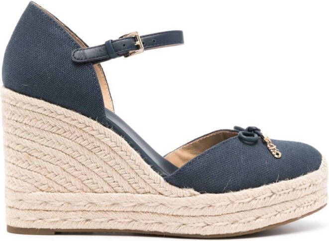 Michael Kors Nori 105mm espadrilles met sleehak Blauw