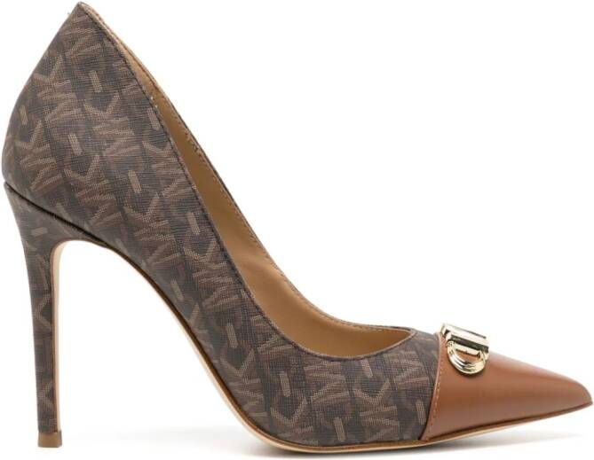 Michael Kors Parker canvas pumps Bruin