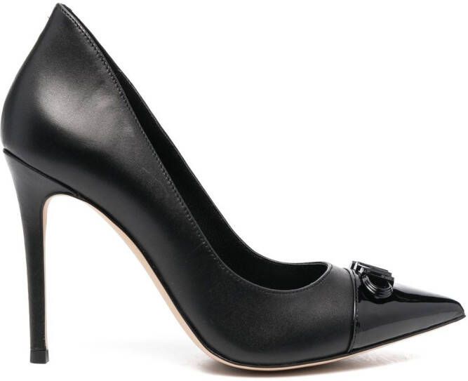 Michael Kors Stiletto pumps van lakleer Zwart