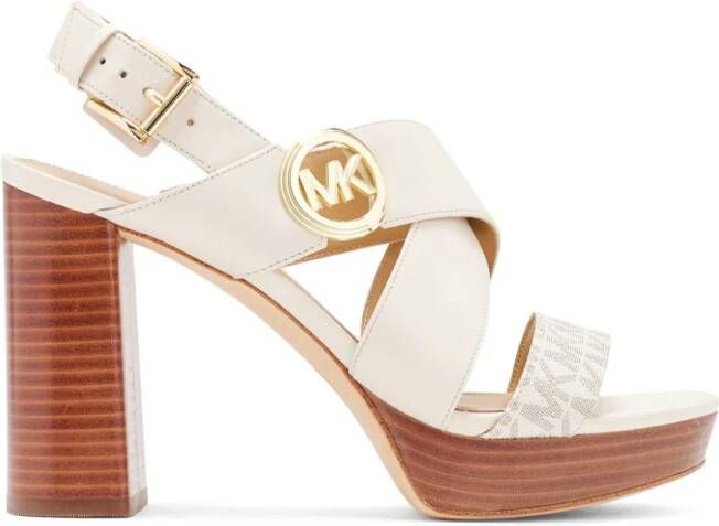 Michael Kors Vera 63 sandalen Wit