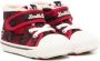 Miki House Geruite sneakers Rood - Thumbnail 1