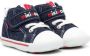 Miki House Sneakers met geborduurd logo Blauw - Thumbnail 1