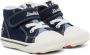 Miki House Sneakers met geborduurd logo Blauw - Thumbnail 1