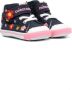 Miki House Sneakers met geborduurde bloe Blauw - Thumbnail 1