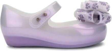 Mini Melissa Ballerina's met strikdetail Paars