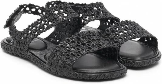 Mini Melissa Sandalen met open neus Zwart