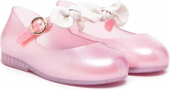 Mini Melissa Sweet Love Princess ballerina's met strik Roze