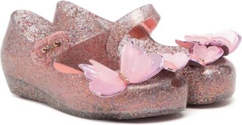 Mini Melissa Ultra Fly ballerina's Roze