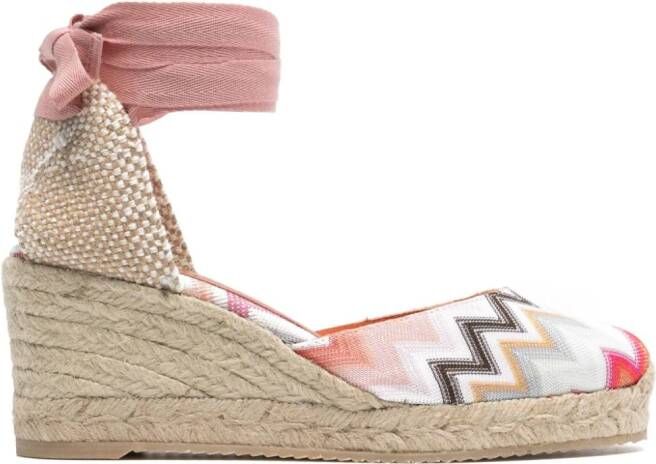 Missoni Espadrilles met zigzag patroon Beige