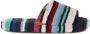 Missoni Home Gestreepte slippers Zwart - Thumbnail 1