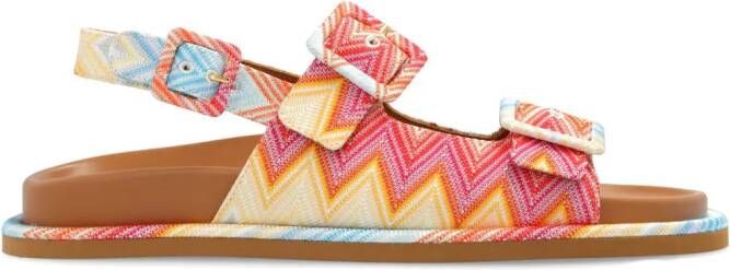 Missoni sandalen met open neus Blauw