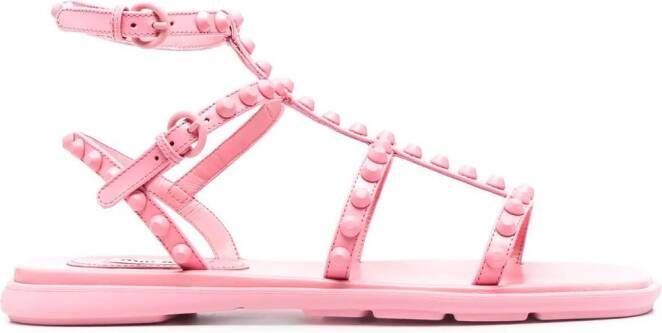 Miu Gladiator sandalen met studs Roze